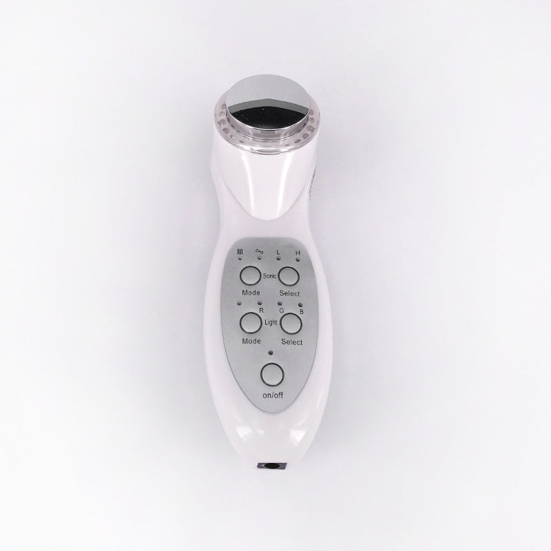 Ultrasonic Color Photon Anti-Aging Facial Beauty Massager