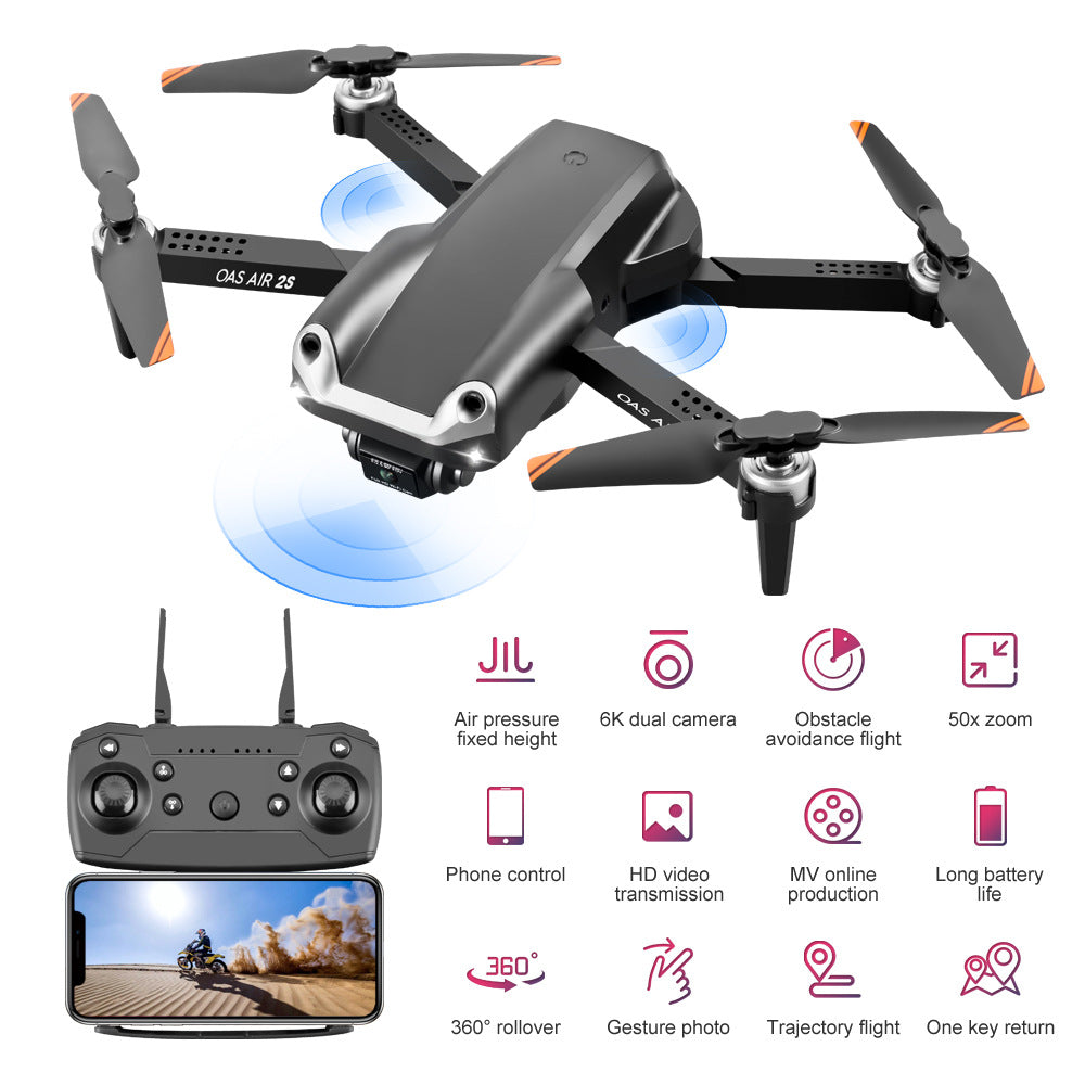 UAV Folding Four Axis 4K High Definition Dual Camera Aerial Model Aircraft