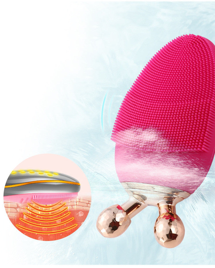 Multifunctional Silicone Facial Cleansing Massager